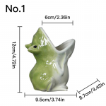Loominguline konna lillepott Mahlane pott keraamiline istutusmasin Kodukaunistus T&ouml;&ouml;laua kaunistus Bonsai taimepott Aiakaunistus No.1