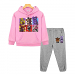 Bear Rabbit M&auml;ng Kawaii Anime hoodie dressipluus laste butiikr&otilde;ivad S&uuml;gisfliisist pullover Jope FNAF poiste t&uuml;drukute Kapuutsiga komplektid 130