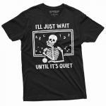 Naljakas Halloweeni s&auml;rk Funny Teacher S&auml;rk Halloween Skeleton Tee Teacher Unisex T-s&auml;rk S