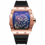 Uus loominguline disain meeste kvartsk&auml;ekellad Moodsad suure numbrilauaga k&auml;ekellad meestele Parimad kingituste kell abikaasale, perele, s&otilde;brale oranž