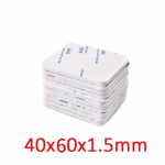 Nailonist isekleepuv &uuml;mmargune takjakinnitusrihm tugeva kahepoolse isekleepuva libisemisvastase padjaga, must 5cm 40&60MM 10PC valge