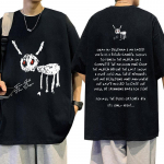Vintage r&auml;ppar Drake k&otilde;igile koertele T-s&auml;rk Meeste moodne hip-hop T-s&auml;rk 100% puuvillane Suur l&uuml;hikeste varrukatega T-s&auml;rgid T&auml;navar&otilde;ivad S