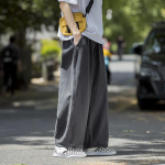 Uued laia s&auml;&auml;rega teksad meestele, sirge s&auml;&auml;rega pikkade p&uuml;kste trend 2XL must