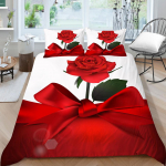 3D digitaalse prinditud Rose seeria magamistoa tekk ja padjap&uuml;&uuml;r 2/3 mikrokiudkangast kodu kaunistamiseks Baby 100x135cm