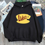 Gilmore Girls kapuuts Unisex mood dressipluus Gilmore Hoodie Star Hollow Luke's Diner Jumper Lorelai Rory Crewneck pikkade varrukatega XXXL