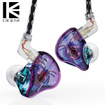 KBEAR Storm Single Moving Coil HIFI m&auml;ngupeakomplekt E-sport 3,5 mm Mobiiltelefon Heavy Bass Live Monitoring Juhtmega peakomplekt 3.5mm without MIC sinine