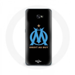 &Uuml;mbris Samsung Galaxy A5 2017 Marseille Olympic logo mustal taustal