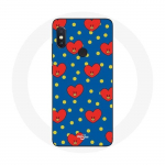 &Uuml;mbris Xiaomi Redmi Note 5 AI kahe kaamera BTS Bangtan Boys BT21 TATA de V jaoks sinise taustaga
