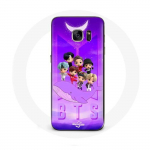 &Uuml;mbris Samsung Galaxy S6 BTS TinyTAN animatsiooniplakatile RM Jin Suga J-Hope Jimin Jungkook ja V Ze