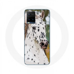 Coque pour Vivo Y21s 2021 / Y21 2021 Appaloosa Cheval blanc must