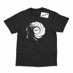 007 Barrel inspireeritud James Bondi tr&uuml;kitud unisex T-s&auml;rgist S