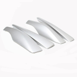 4 tk h&otilde;bedane ABS katuseraami baari siini otsa kaitsekatte kest, asendage OEM 63493-48050 mudelile Lexus RX350 RX450h 2010&ndash;2014 2015 white