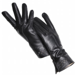 Kvaliteetne mood Naiste kindad V&auml;rv Lambanahk Talvine Soe &otilde;hukesed kindad 2024 8.5