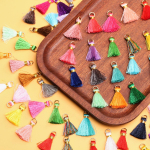 500 tk Narmad Juukseaksessuaarid K&auml;sitsi valmistatud Materjalid V&auml;ike Tutt Pael Aasad Ehteaksessuaarid Kuldne Niit Mood DIY K&otilde;rvar&otilde;ngad