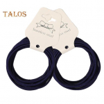 20 tk Paksud juuksesidemed &Otilde;huke materjal K&otilde;rge elastne juuksen&ouml;&ouml;rid Libisemisvastased juuksetopid Naiste T&uuml;drukute Juuksepael sinine