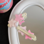 Armas armas staarjuuksen&otilde;el Armas Pentagrami juukseklamber Pardi nokaklambriga k&uuml;ljetuka klambrid t&uuml;drukutele Y2K juukseaksessuaarid