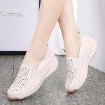 Naiste mokassiinid, nahast s&otilde;idumugavus, naiste kiiluga tossud, vabaaja tossud t&uuml;drukutele, kes k&auml;ivad, Minimalistlikud suvised rasedate kingad naistele EU:35 beež