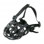 Silikoonist koera koonu hammustamist takistav hingav suumask keskmise suurusega koerte tarvikud Ohutud ja mugavad v&auml;litarbed M(6.5-10KG) must