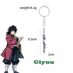 15 stiili Anime Deemon Slayer Kimetsu No Yaiba M&otilde;&otilde;ga v&otilde;tmehoidja Rengoku Kyoujurou Giyuu Shinobu relva v&otilde;tmehoidja metallist ripats kingitus