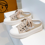 Naiste vabaaja seljataga platvormiga tossud, suvised libisemisvastased tossud, suvised v&auml;ljal&otilde;iked, muulad, sandaalid, kinnise varbaga slaidid, hingavad ummistussussid, naiste paksud jalutusjalatsid 35