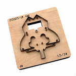 -Cutting Die, Craft, Handwork, Manual Tool, Sharp, Easy to Use, Cutting Template, DIY Cow Shaped