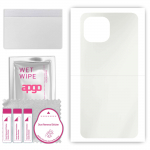 apgo MATTE Protective Skin Sticker for the back compatible with Xiaomi Mi 11 Lite, Wrap Film, Hydrogel Film, Flexible, Soft TPU with positioning layer