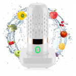 Puu- ja juurviljade pesumasin Hormoonide taset v&auml;hendav baktereid tapav puhastusseade puuviljade, k&ouml;&ouml;giviljade, riisi, lauan&otilde;ude puhastamiseks 15cm*14cm*10cm valge