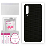 apgo Protective Skin Sticker for the back compatible with Xiaomi Mi 9 SE, Wrap Film, Foil, Vinyl - Pattern Matrix