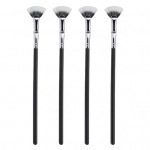 Pika varrega kammkarvaline pehme harjastega ripsmeid eraldav ripsmetu&scaron;&scaron;, ventilaatorihari, naiste t&uuml;drukud must