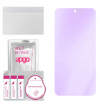 apgo Anti-Blue 9H Hybrid protective glass compatible with Sharp Aquos Wish3, flexible nano glass, great replacement for tempered glass, scratch-resist