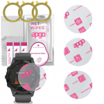 Garmin Fenix ​​6S Pro Solariga &uuml;hilduv 3x apgo Ultra-Clear Hybrid kaitseklaas, painduv nanoklaas, suurep&auml;rane asendus karastatud klaasile, scra