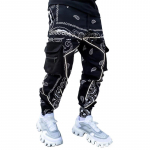 T&auml;navar&otilde;ivad Meeste Harem Jooksup&uuml;ksid Meeste Cargo P&uuml;ksid Hip Hop Vabaaja Taskud Dressip&uuml;ksid Meeste Moodsad p&uuml;ksid Suures suuruses S must