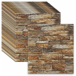 50/40/30/20 tk 3D seinaplaadi kleebis, vahtplastist isekleepuv kokkup&otilde;rkevastane tapeet, veekindel niiskuskindel laekleebis, lihtne kleepida ja koorida 20pcs