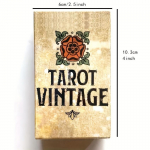 Iidne suur tarot, itaalia vana ootetarot, ennustamiskaardim&auml;ngud l&otilde;butsemiseks, perepidude meelelahutusm&auml;ngukaardid 1 Set Of Retro Cards