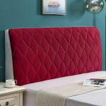 Uued Flannelette peatsikatted pehme kott voodipea seljatugi tolmukindel voodikate Euroopa &uuml;hev&auml;rviline ruuduline voodikatte kaitse W120 x H65cm