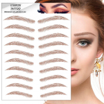 6D karvalaadsete autentsete kulmude hooldamine kulmude kujundaja meik Kulmude kleebis