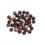 Loomingulised triibulised ahhaadihelmed, mood, mobiiltelefonikett, ehete valmistamine, isetehtud kivist randmerihm, vahehelmed ehetele 4/6/8/10/12mm 40/30/20/5 tk 4mm/40Pcs