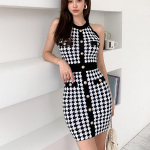 Kintletud minikleit Seksikas naiste vabaaja elastne v&ouml;&ouml;koht kleidid rihmaga puuvillane bodycon kleit tupp mood r&otilde;ivad 20229 One Size orion i v&auml;rv