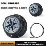 1 paar p&ouml;&ouml;rlevat pandlaga kingapaelad ilma sidemeteta T&auml;iskasvanud lapsed, laisad spordialad, automaatsed paelad 2024, uued ilma lipsuta kingapaelteta kingatarvikud -