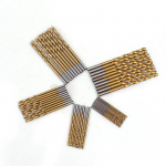 50 tk/komplekt keerdpuuride otsad saag HSS k&otilde;rgterasest titaankattega puur puidu ja metalli