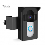 Uksekella hoidiku tugiklamber Tugev kandev&otilde;imega vihmakatte disain, mis ei vaja puurimist, lihtne paigaldamine, vargusvastane video uksekella kronstein must