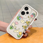 Pehme silikoonist ruudukujulise redeliga printimismustriga telefoni korpus, t&auml;iskaanega kaamera p&otilde;rutuskindel kaitse kummist &uuml;mbris Xiaomi Redmi jaoks Xiaomi Poco C61 must