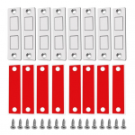 Uksemagnetid &Uuml;li&otilde;huke kapiukse magnetkinnitus Isekleepuv Lihtne paigaldada M&ouml;&ouml;blikapi magnetid Uksesulguriiv 4pcs