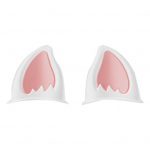 1 paar mootorrattakiivrit, kassi k&otilde;rvakaunistust, kleepuvat t&otilde;ukeratast, jalgratast, mootorratast, rulaga s&otilde;itvat kiivrit, dekoratiivse k&otilde;rvakiivri tarvikuid valge/roosa