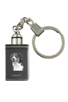 Appenzell Cattle Dog, Appenzeller Sennenhund - Crystal key ring with dog photo, illuminated key ring, unique gift by Art-Dog brand