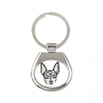 Toy Fox Terrier, American Toy Terrier, Amertoy - keychain with a dog, keychain with a print, personalized pendant from the Art-Dog brand