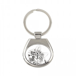 Norwegian Forest Cat - keychain with a cat, keychain with a print, personalized pendant from the Art-Dog brand