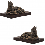 Boxer, German Boxer II - dog statue, figurine for office, trophy for dog show by Art-Dog brand