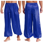 Halloweeni Araabia prints Rollim&auml;ng Muinasjutud Cosplay K&otilde;hutantsukost&uuml;&uuml;m Kuldse trimmiga Bloomer Lahtise p&otilde;hjaga maskiball S