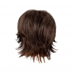 Meeste l&uuml;hike lokkis parukas tukkidega kohev loomuliku v&auml;limusega k&otilde;rge temperatuuriga kiud meeste must pruunid kuldsed s&uuml;nteetilised juuksed tumepruun v&auml;rv